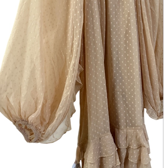 ASOS Tan Ruffle Dress - Picture 7 of 10